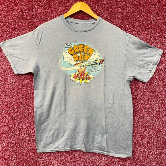 Green Day Blue Dookie Tshirt size Medium - Picture 1 of 4